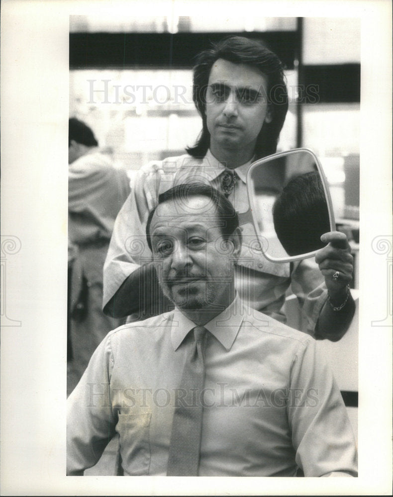 1988 Press Photo Larry Weintraub American Reporter Chicago Sun-Times - Historic Images