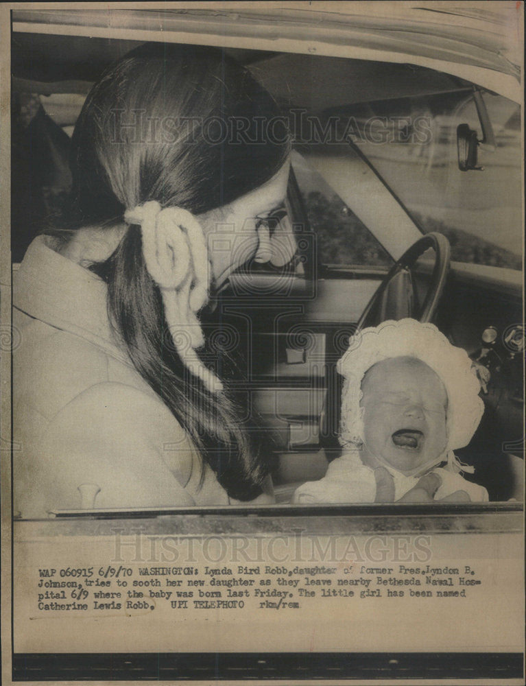 1970 Catherine Lewis Robb, baby of Lynda Bird Robb-Historic Images