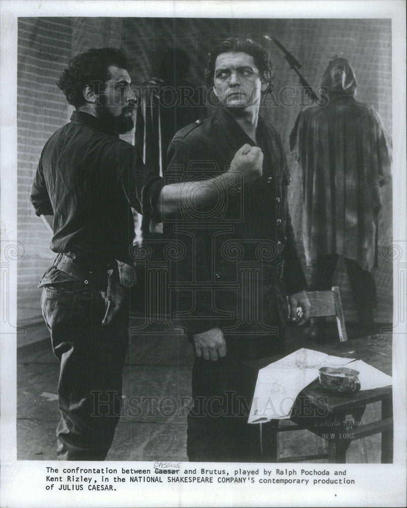 1974 Cassius Brutus Play Ralph Pochoda Kent Rizley National Company - Historic Images