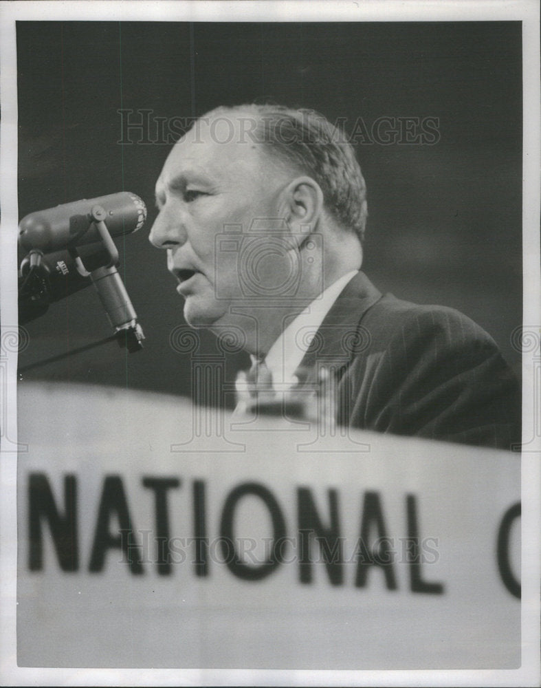 1973 Press Photo Convention Hall Chicago Rose Riseley Chairman Republic Committe - Historic Images