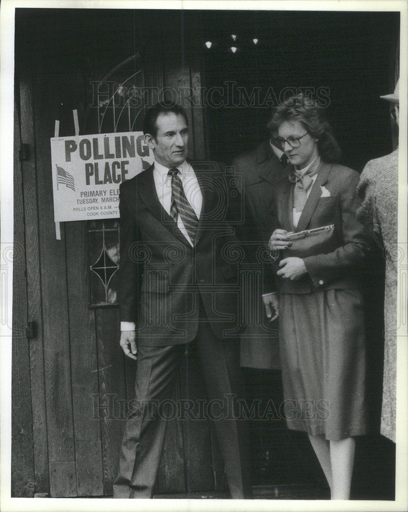 1984 Press Photo Alex Seith United States Illinois Politician & Senate Candidate - Historic Images