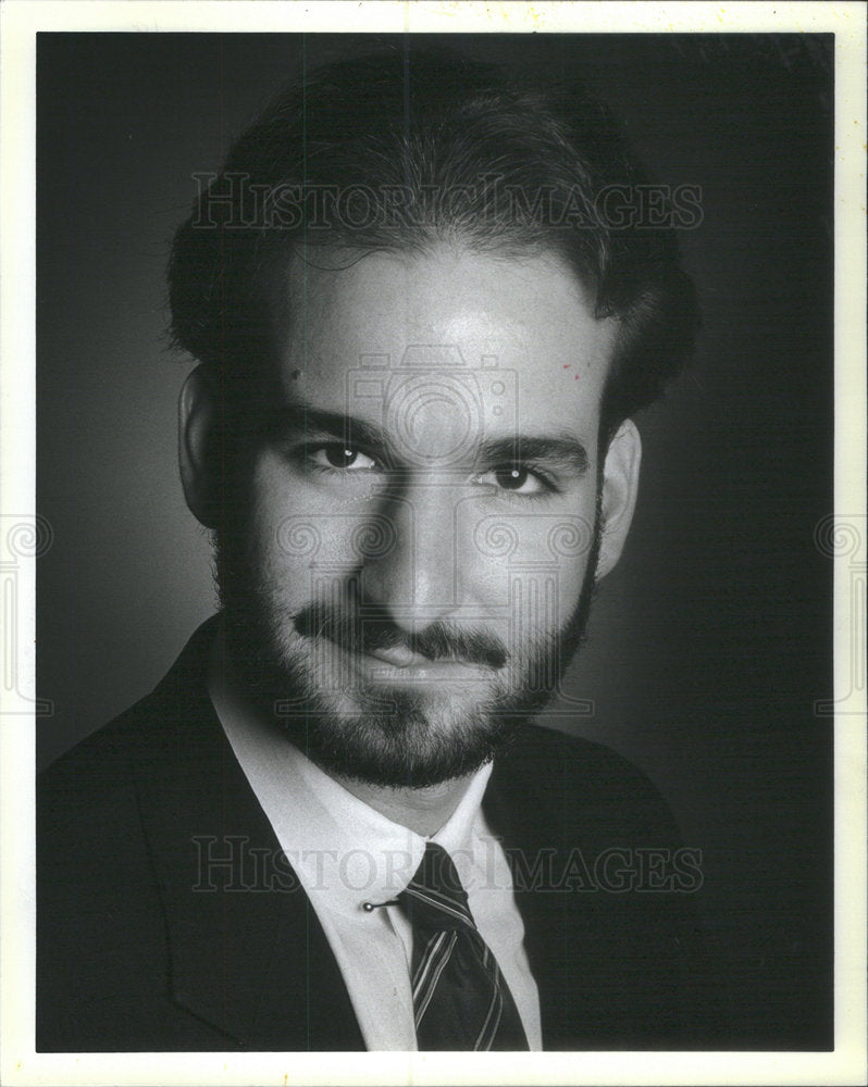 1986 Press Photo Marc Scorca OPERA America President leadership orchestra CEO - Historic Images