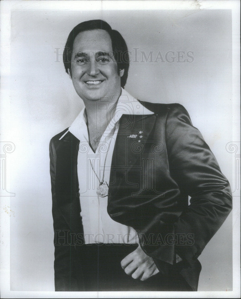 1980 Press Photo Neil Sedaka Musician - Historic Images