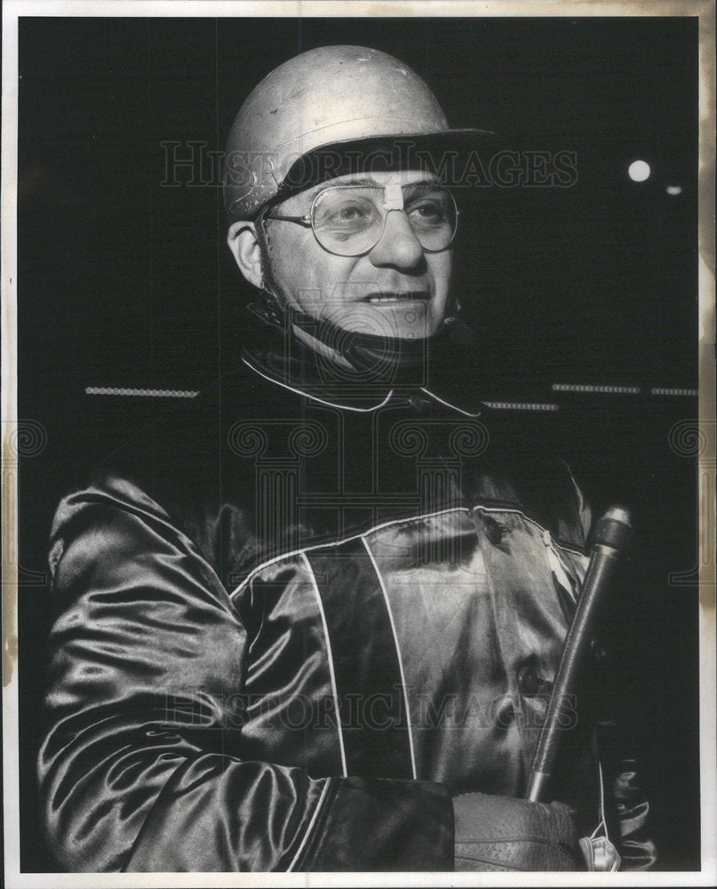 1963 Press Photo Benny Schue harness race driver - RSC50799- Historic Images