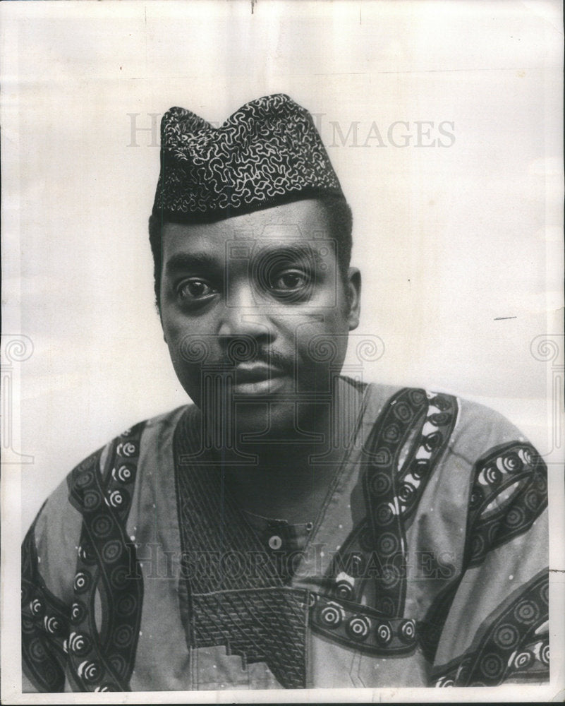 1968 Kingdom of Dahomey Virgile-Octave Tevoedjre Minister - Historic Images