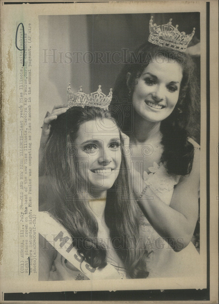 United States Miss Illinois Beauty Queen Anita Pankratz - Historic Images