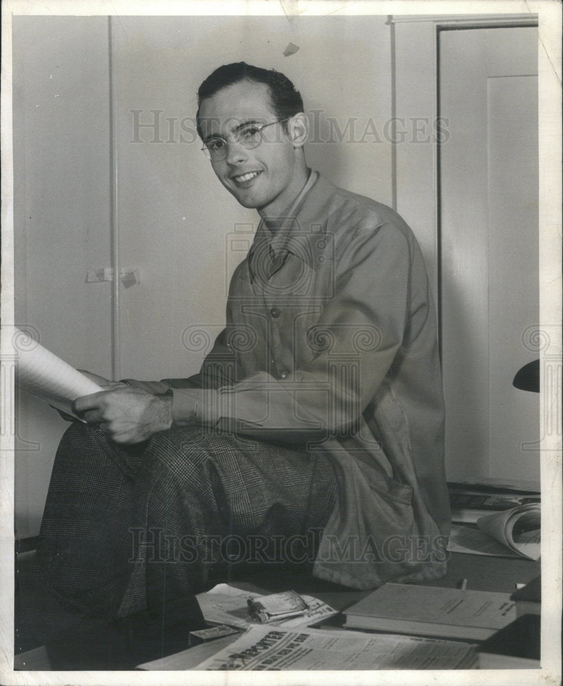 1952 Press Photo NORM PANAMA WRITER PRODUCER - Historic Images