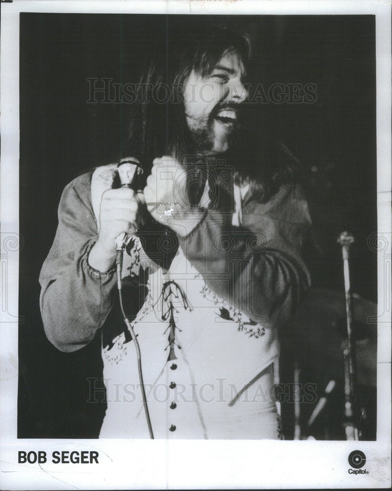 1978 Press Photo Bob Seger Singer Musician Guitarist - Historic Images