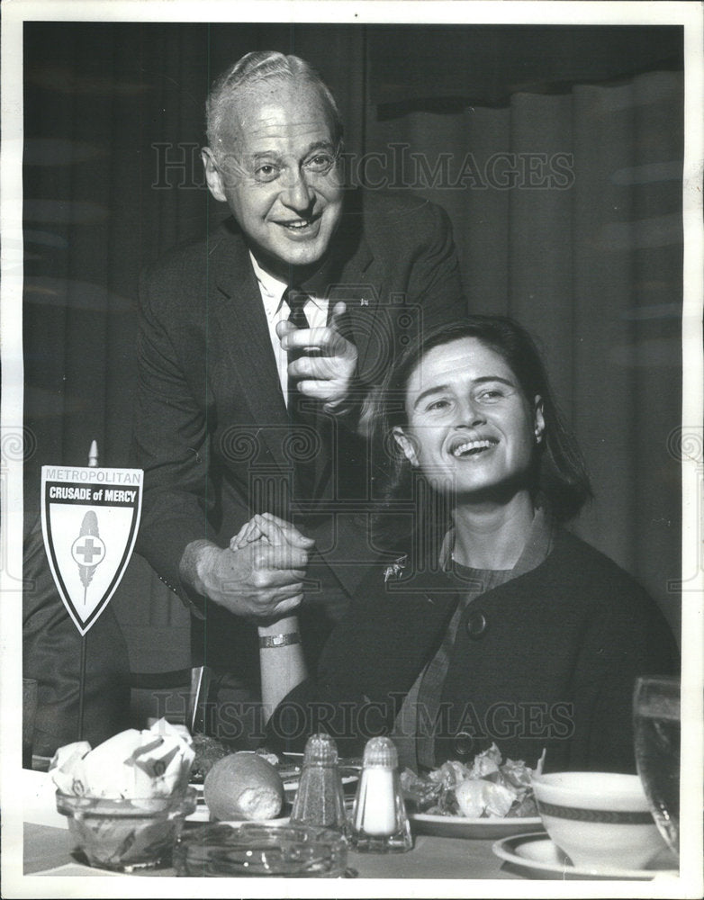 1965 Kickoff Luncheon Crusade Mercy Conrad Hilton Hotel Noel Seeburg - Historic Images