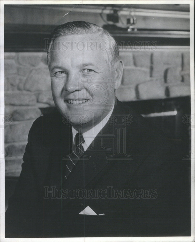 1968 Press Photo Hulett Carlson Smith Governor West Virginia. - Historic Images