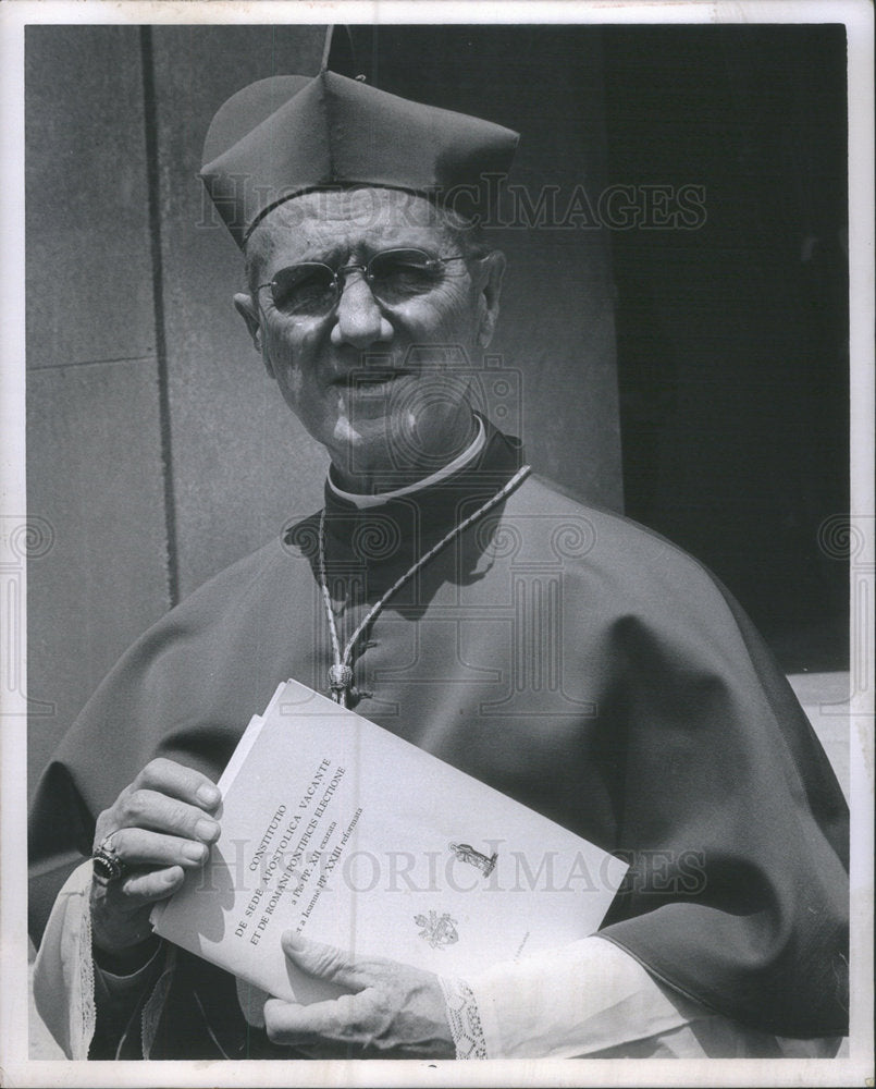 Press Photo Joseph Elmer Ritter Cardinal - Historic Images