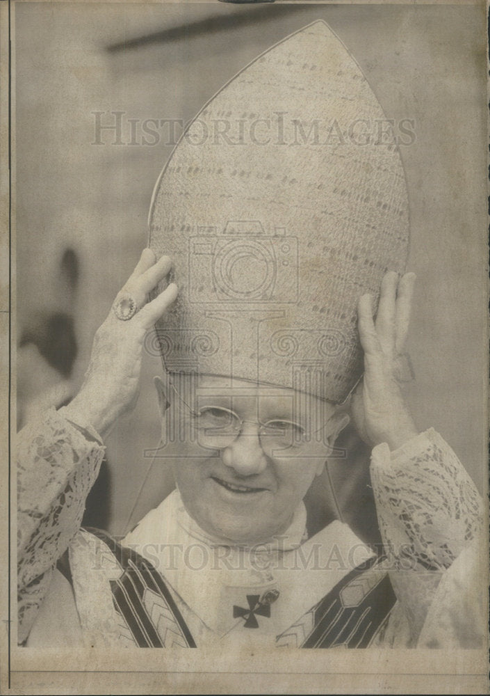 1969 Press Photo Joseph Cardinal Ritter celebrates his 50th anniversary as a pri - Historic Images