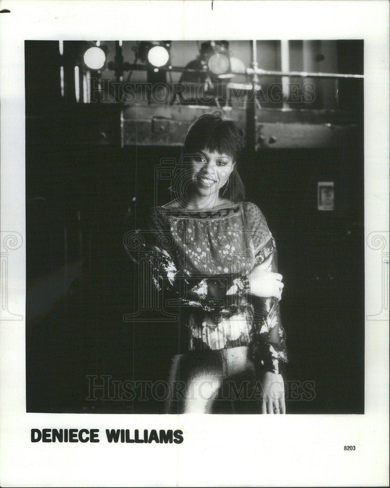 1983 Press Photo Deniece Williams Singer - Historic Images