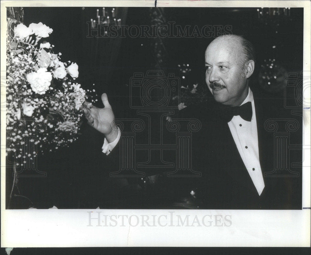 1984 Press Photo Homer Sharp President Marshall Field - Historic Images