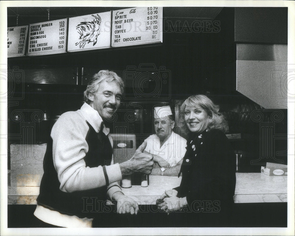 Press Photo Donald Sharp  Billy Goat - Historic Images