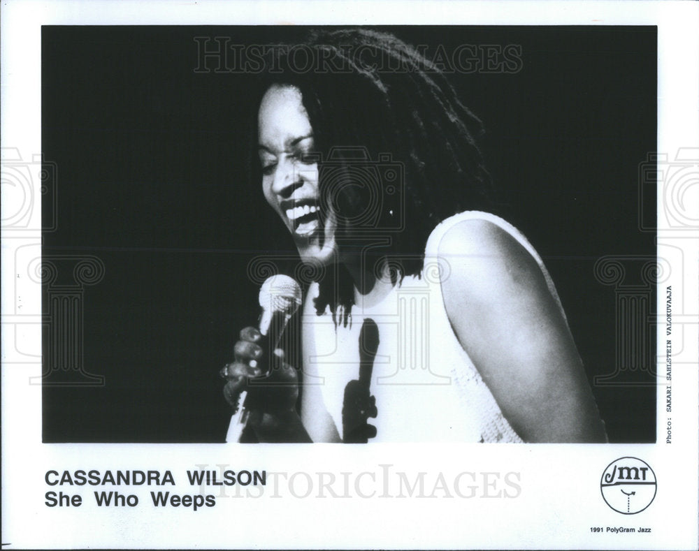 1994 Press Photo Singer Cassandra Wilson brilliant performance Wednesday Weeps - Historic Images