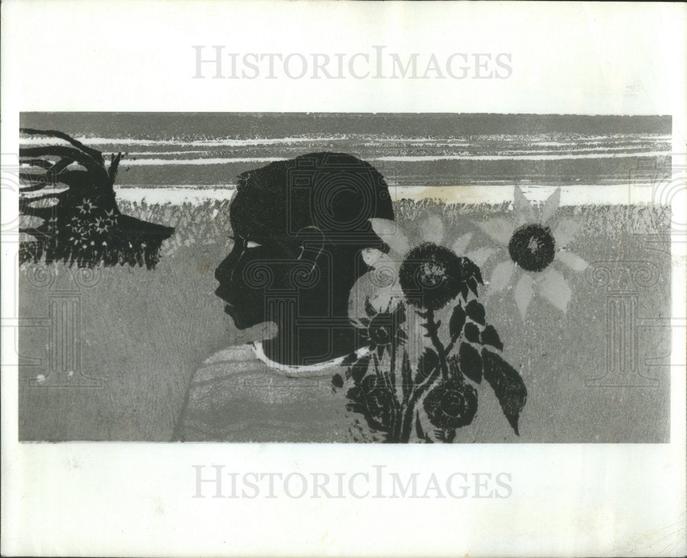 1969 Press Photo Walter Williams American Painter & Sculptor - Historic Images