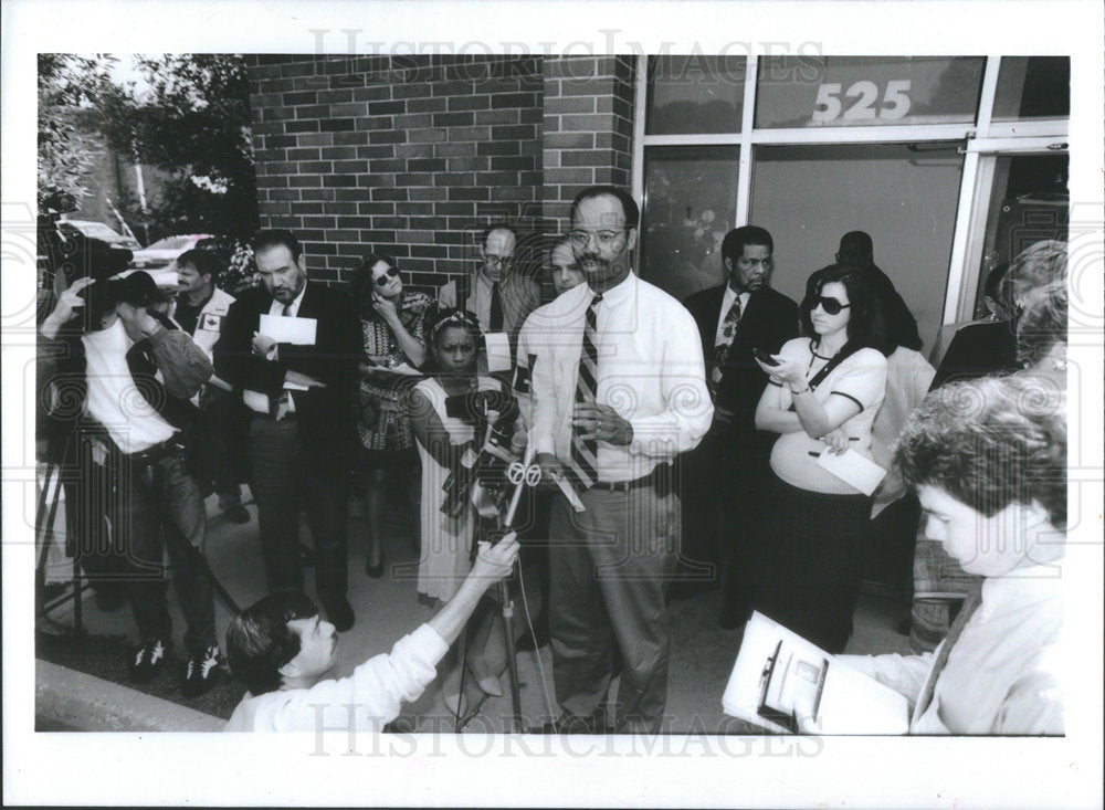 1994 Press Photo United States Illinois Representative Mel Reynolds - Historic Images