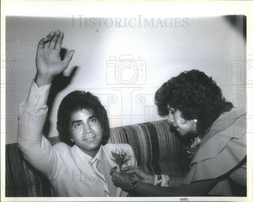 1985 Press Photo Jose Luis Rodriquez Singer - Historic Images