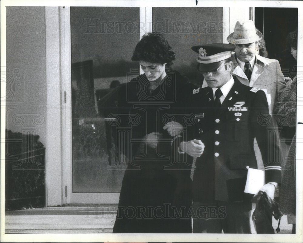 1988 Press Photo Jeffry C. Schwab United States Army Helicopter Pilot&#39;s Funeral - Historic Images