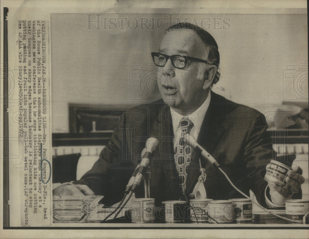 1978 Press Photo Politician Rogers - Historic Images