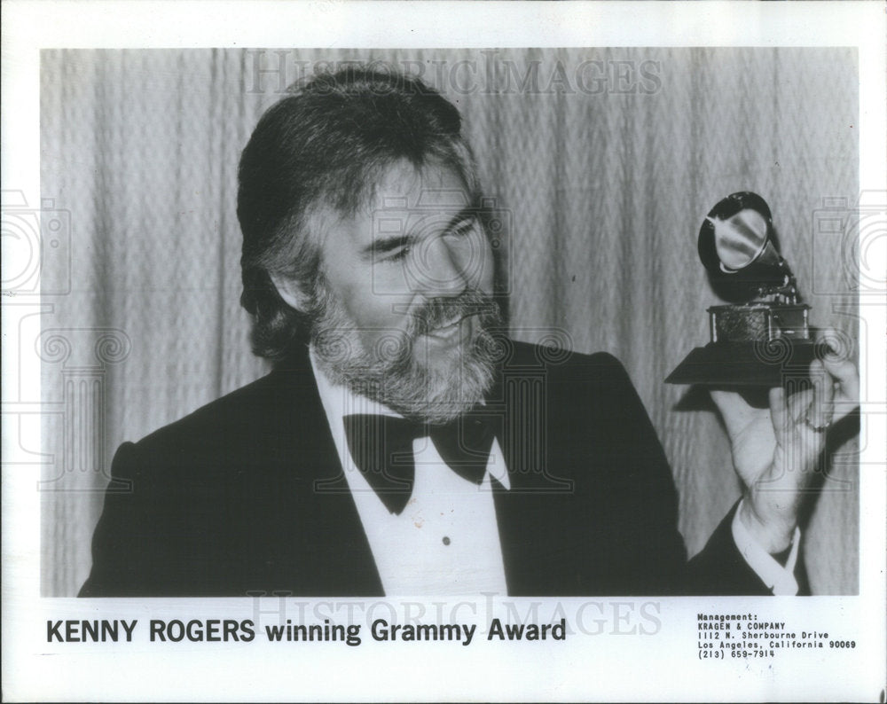 1979 Press Photo Kenny Rogers American Singer & Songwriter - Historic Images