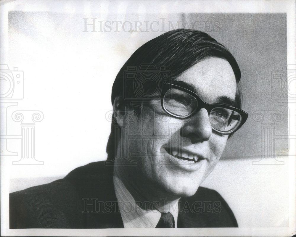 1969 Press Photo Thomas C Reeves National Director Repeal Draft Movemont - Historic Images