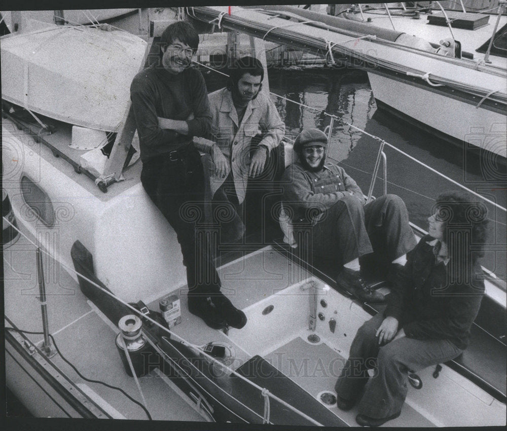 1974 Dr Arthur A Rodriquez Boat Trip - Historic Images