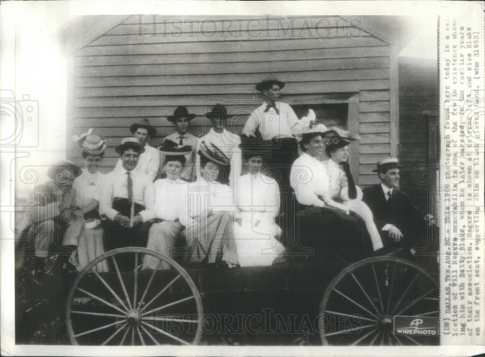 1955 Will Rogers American Film Actor & Comedian - Historic Images