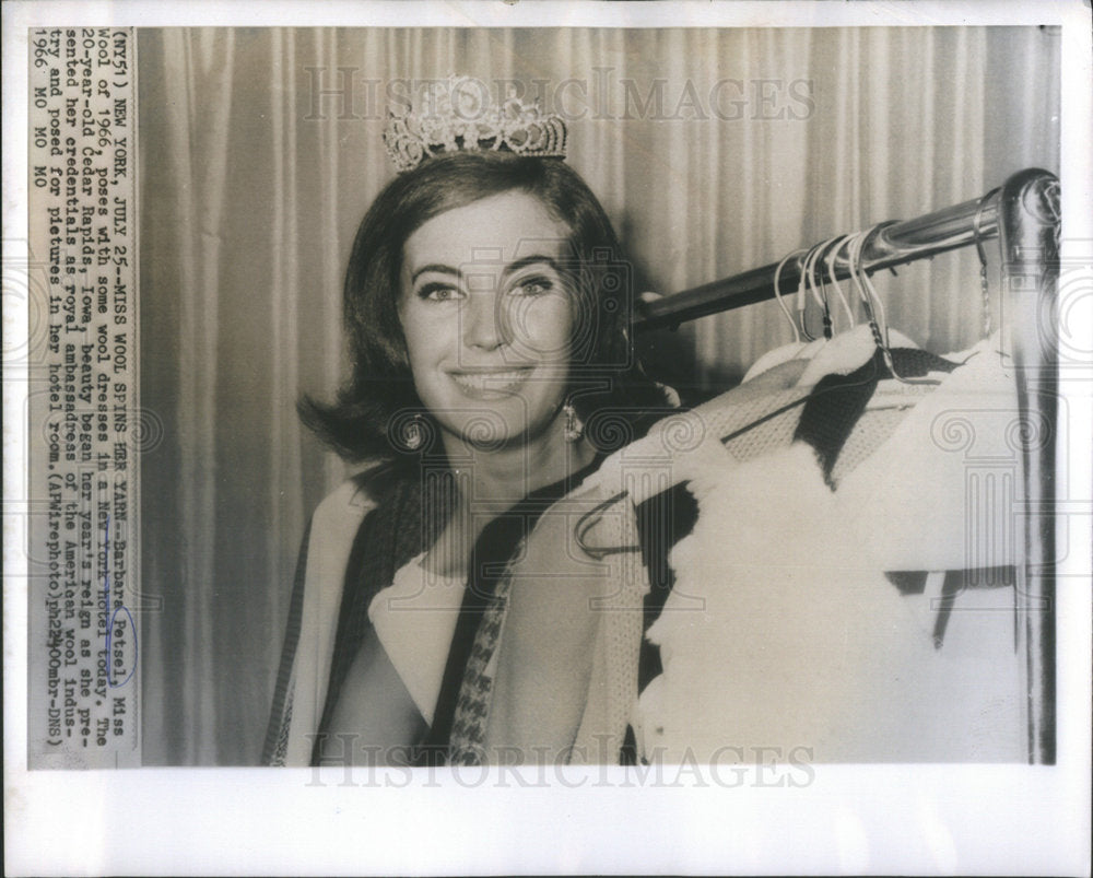 1966 Barbara Patsel Miss Wool - Historic Images