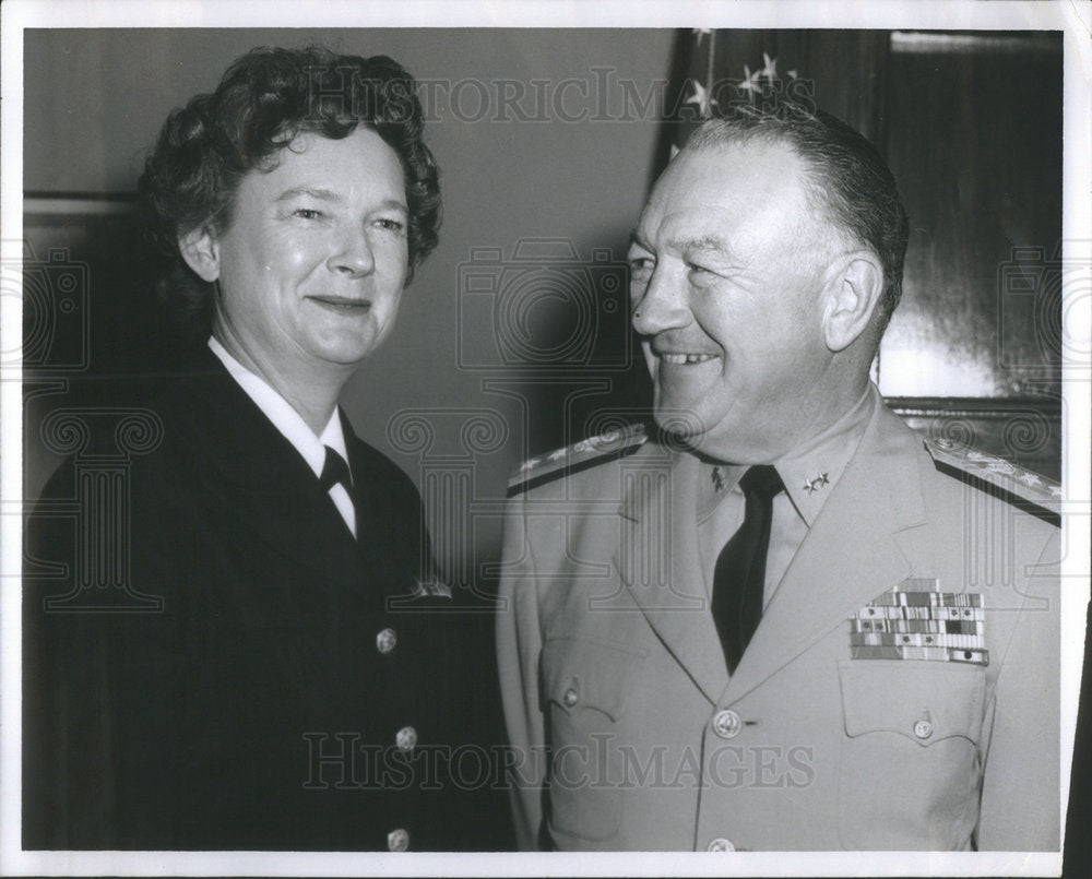 1963 Captain Viola Brown Sanders United States Navy Director - Historic Images