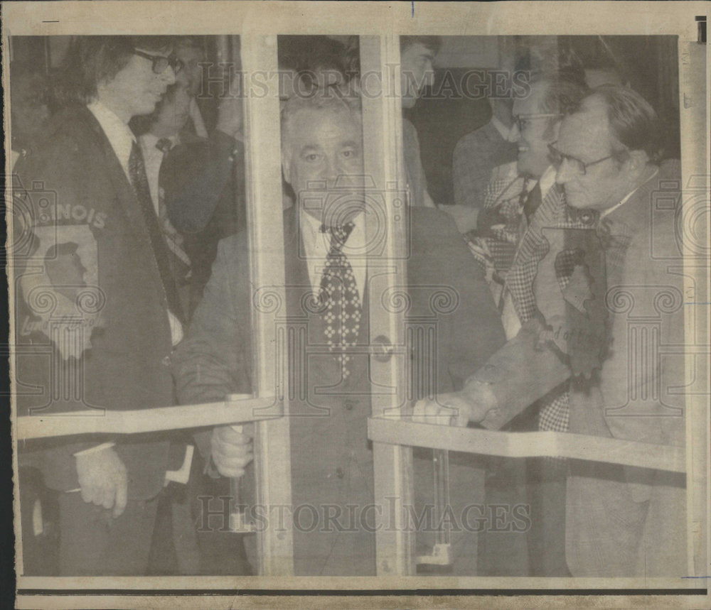 1975 Press Photo Gates Paul Stones Sullivan William Redmond Bensonville Center - Historic Images