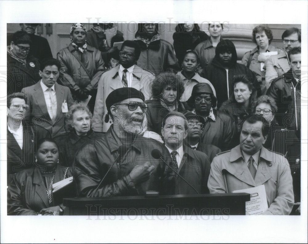 1994 Press Photo Mayor Daley Holy Trinity Polish Mission Church - RSC52641 - Historic Images