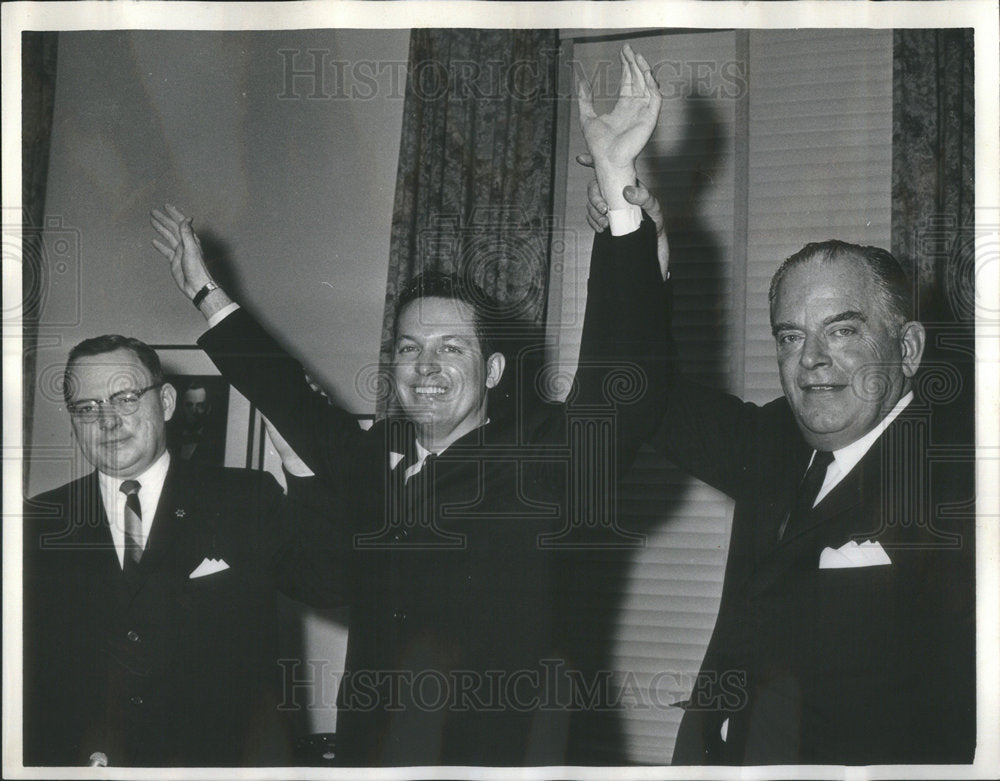 1963 Sheriff Ogilvie State Treasurer Scott GOP Chairman Robertson - Historic Images