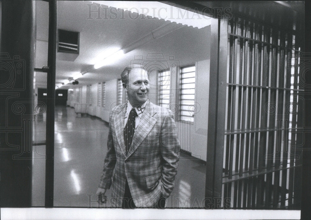 James Rigsby at the Prison in Marion Illinois - Historic Images