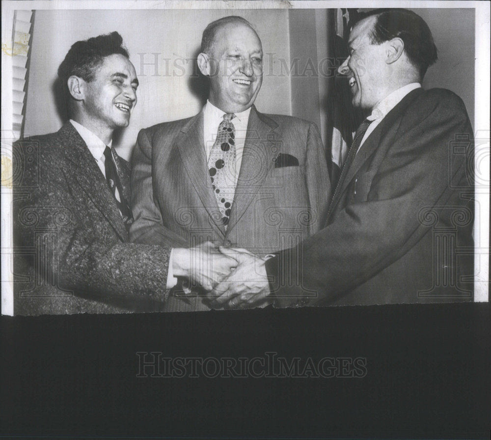 1953 Press Photo John Rifee of Atlanta GA., was named Exe.Vice Pres. of CIO. - Historic Images