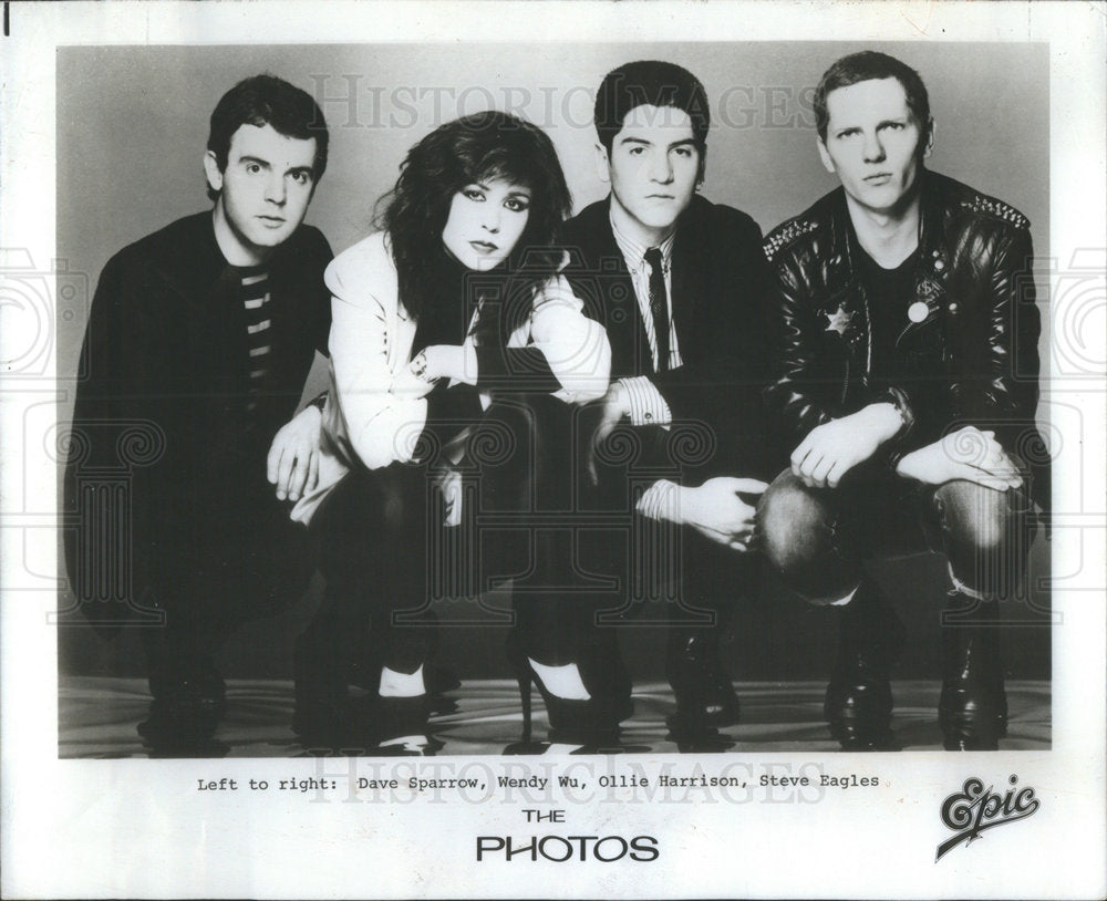 1980 Press Photo Dave Sparrow Wendy Wu Ollie Harrison Steve Eagles - Historic Images