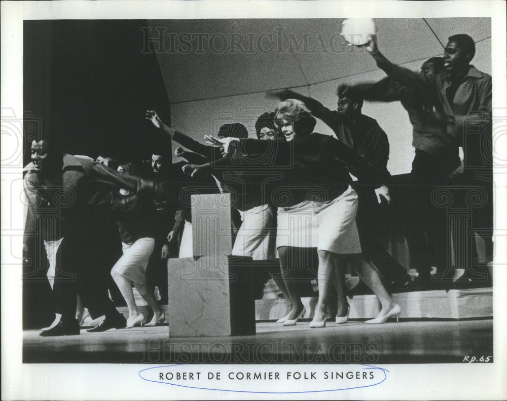 1989 Press Photo DeCromiers Singers Group Of Singers Conducted By Robert Cromier - Historic Images