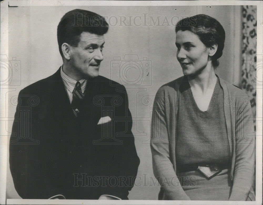 1938 Ishbel MacDonald And Village Handyman Fiance Ridgley Married - Historic Images