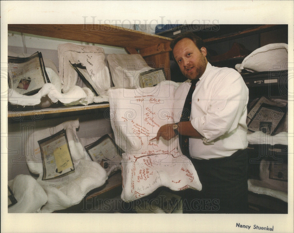 1993 Press Photo MICHAEL SILVERMAN PIN DOT PRODUCTS FOUNDER - RSC53561 - Historic Images