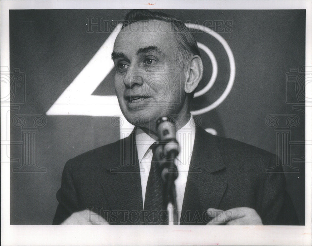 1990 Press Photo Zalman Shoval, Israel&#39;s Ambassador to United States - RSC53575 - Historic Images