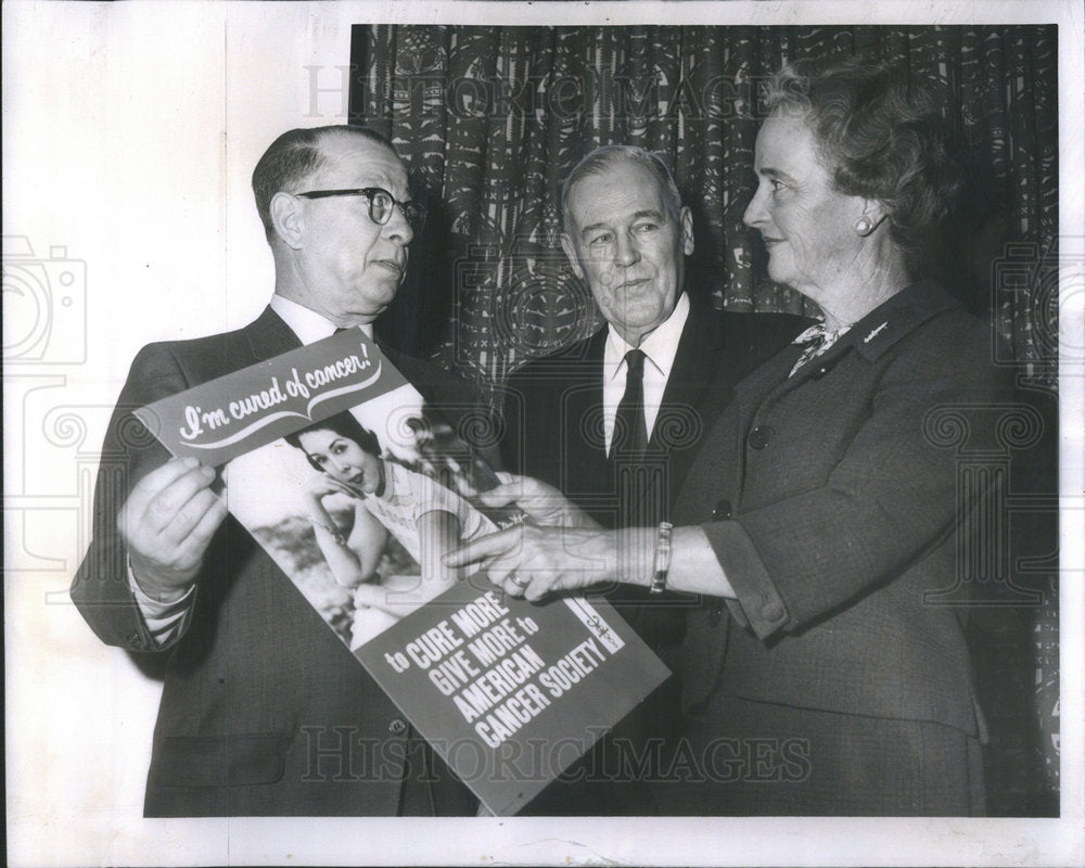 1962 Press Photo Dr. Murry Paull, Dr. John A. Rodgers, & Mrs. John T. Pirie Jr. - Historic Images