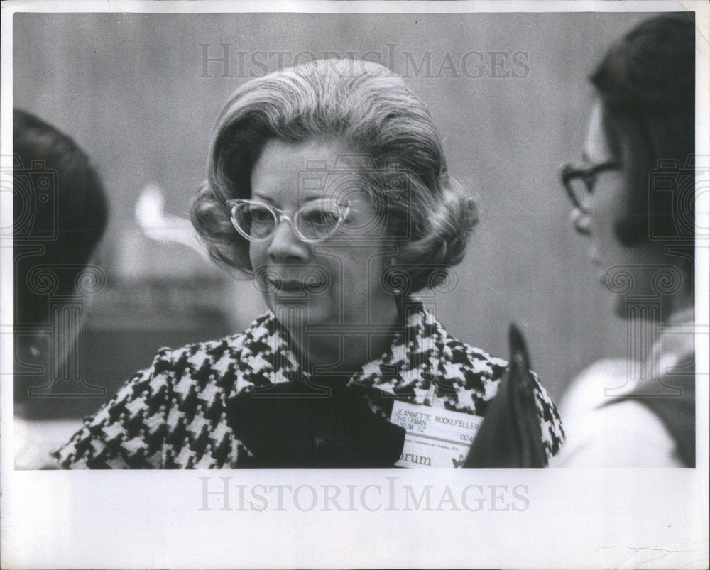 1971 Press Photo JEANETTE EDRIS ROCKEFELLER WIFE GOVERNOR ROCKEFELLER - Historic Images