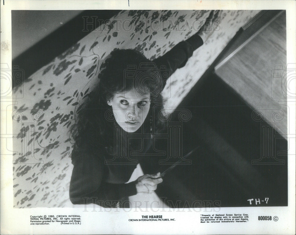 1980 Press Photo TRISH VAN DEVERE AMERICAN ACTRESS MOVIE &quot;THE HEARSE&quot; - Historic Images