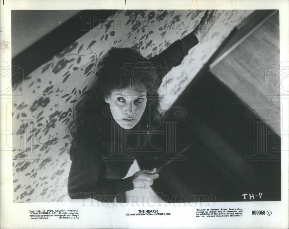 1980 Press Photo TRISH VAN DEVERE AMERICAN ACTRESS MOVIE "THE HEARSE" - Historic Images