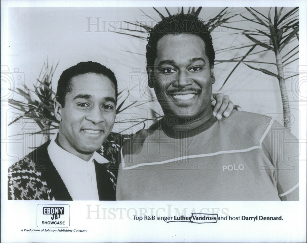 R&B Singer Luther Vandross - Historic Images
