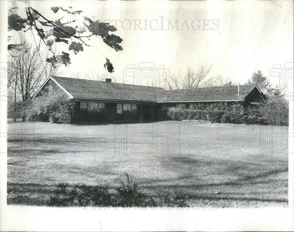 1966 Press Photo Exterior Shot Of Mrs Dolores C. Robinson's Home - RSC53751 - Historic Images