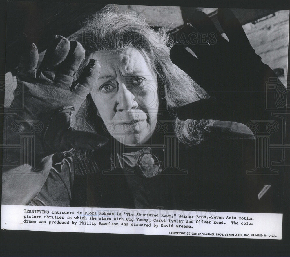 1968 Flora Robson in "The Shuttered Room" - Historic Images