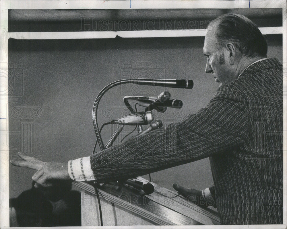 1975 Chicago police officer Police Supt James Rachford - Historic Images