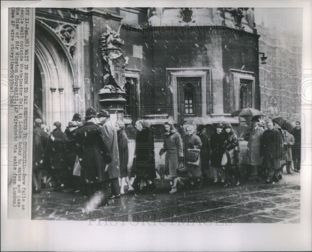 1965 British Prime Minister Sir Winston Churchill's Death - Historic Images